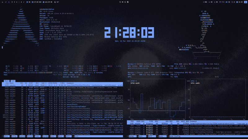 Featured image of post My First Arch Linux Rice Setup